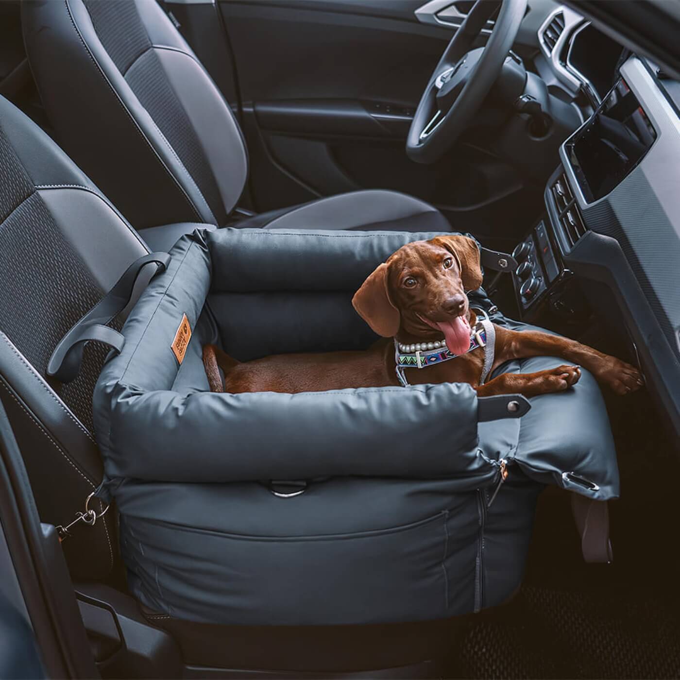 Siège d'appoint confortable et sécurisé pour chiens