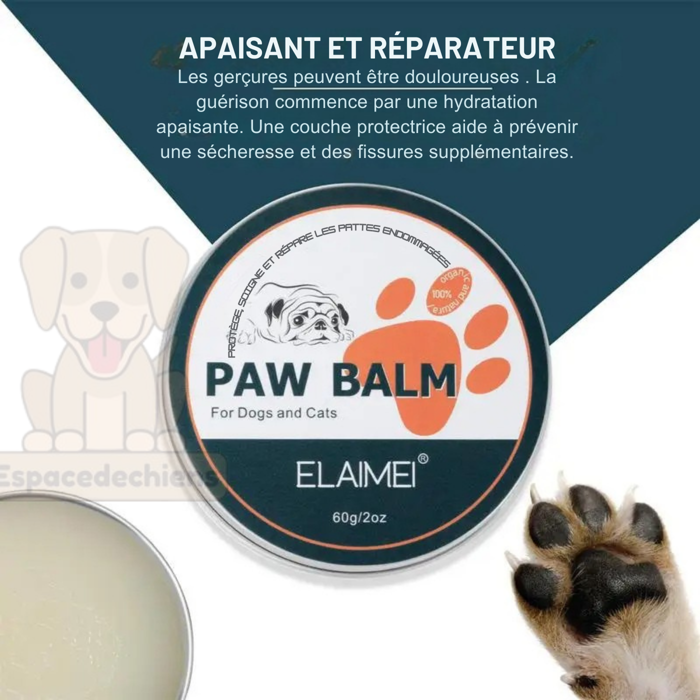 Baume réparateur coussinets - PawBalm