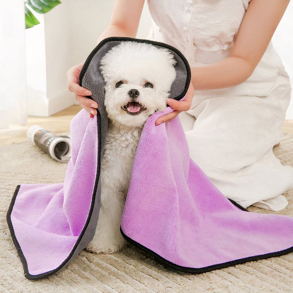Serviette de bain en micro-fibres pour Chiens