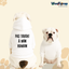 Sweat à capuche pour chien - Pas touche à mon humain