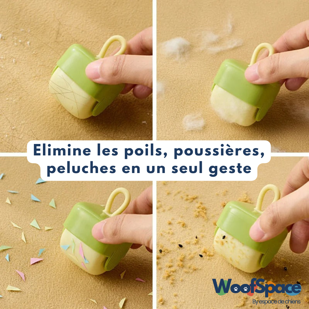 Le Rouleau Magique™ – Anti-poils et réutilisable