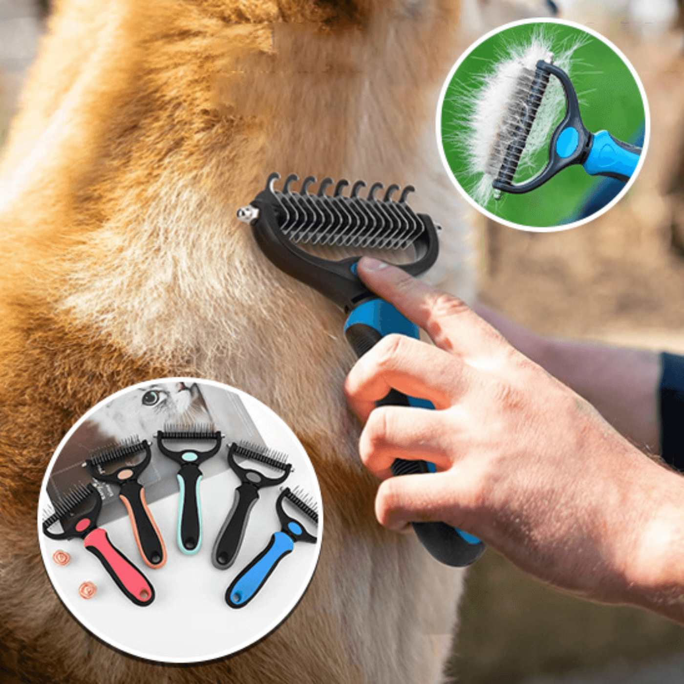 Brosse-pour-chien-bleu