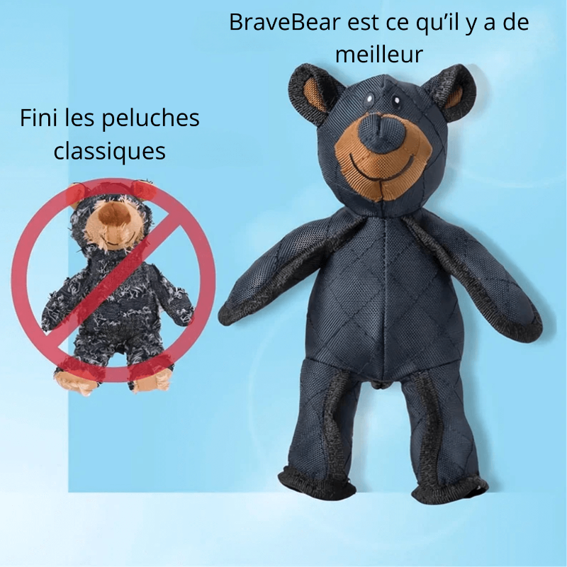 Jouet Ours Indestructible pour Chien - BraveBear™️