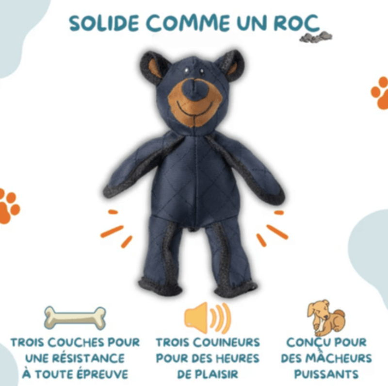 Jouet Ours Indestructible pour Chien - BraveBear™️